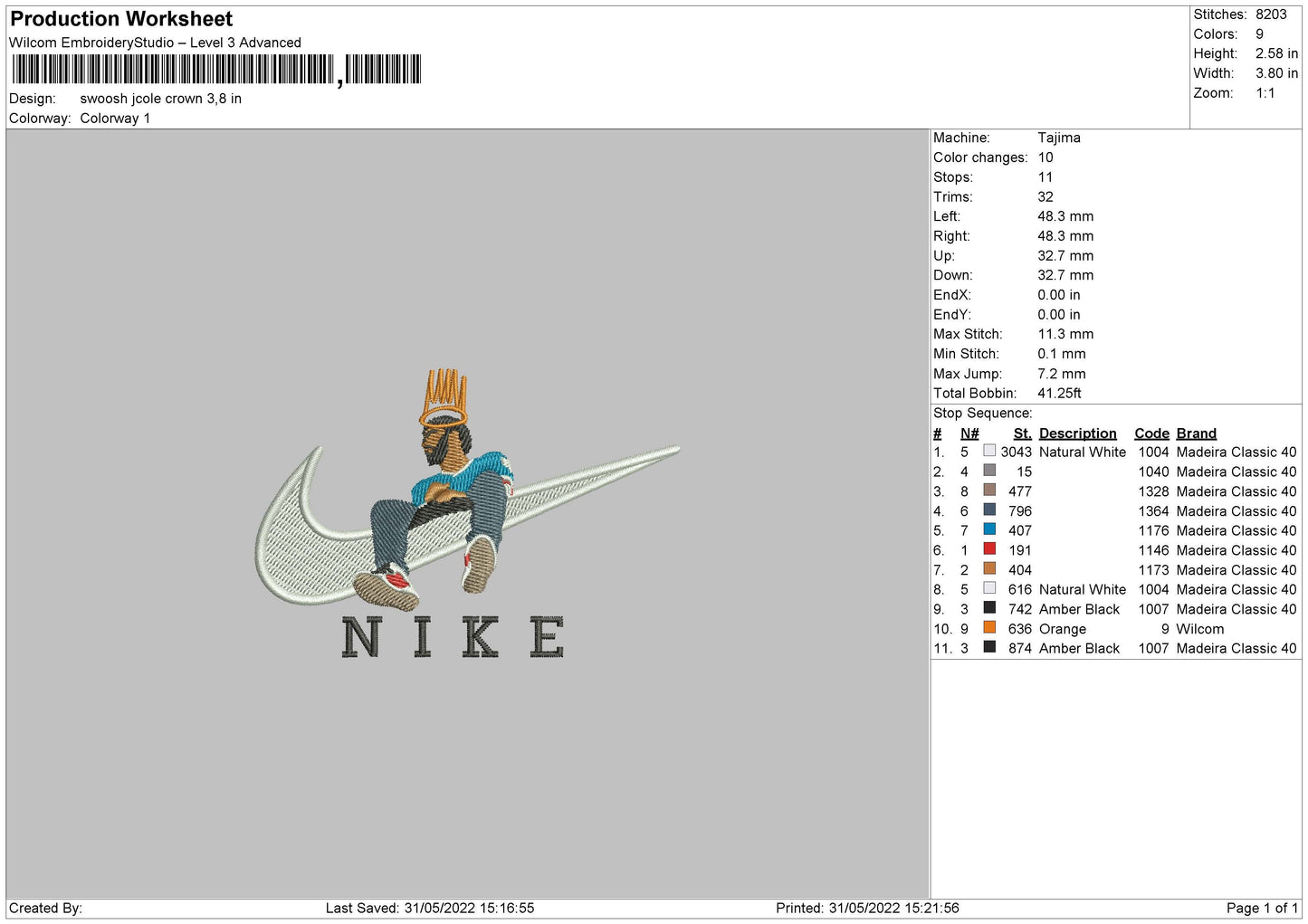 Swoosh Jcole Crown