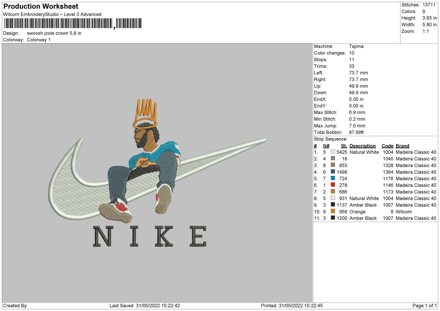 Swoosh Jcole Crown