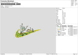 Swooshrick V2 Embroidery File 6 sizes