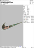 Swoosh Rock lee v2 Embroidery
