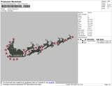 Swoosh Santa Embroidery