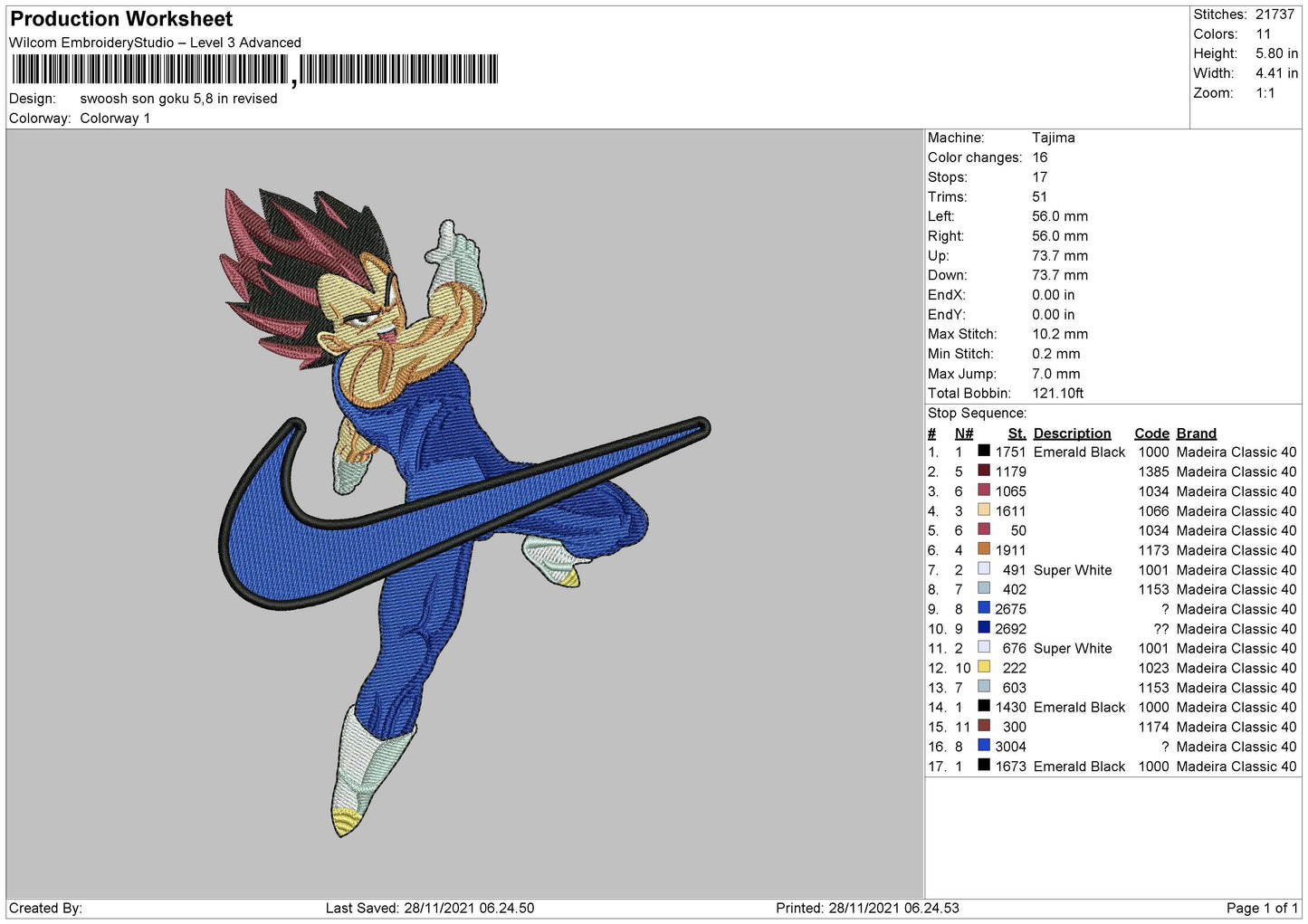 Swoosh Son Goku