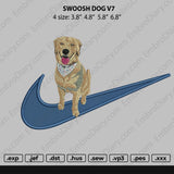 Swoosh Dog V7 Embroidery