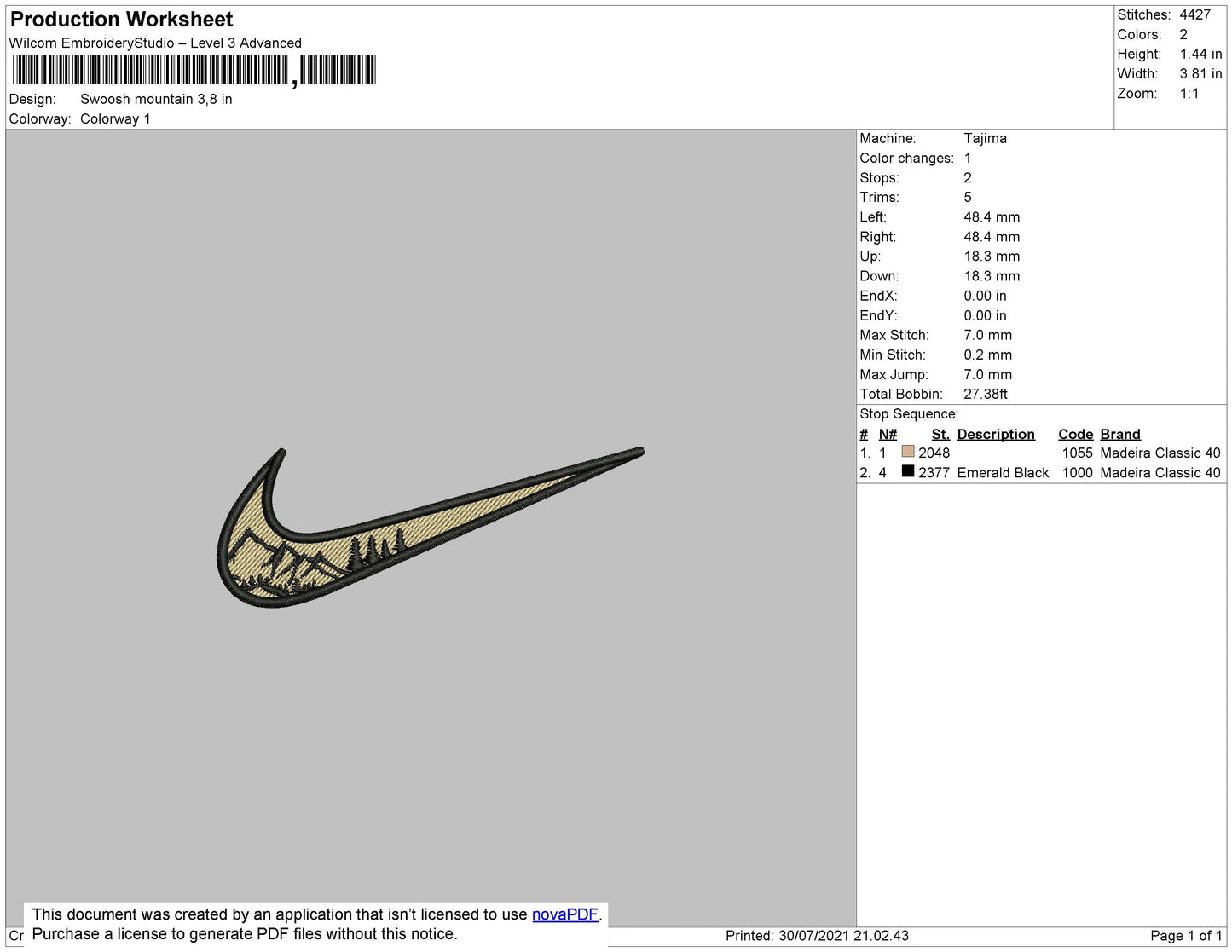 Swoosh Mountain
