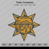 Tatto Compass Embroidery
