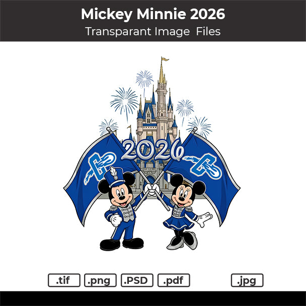 Mickey Minnie 2026 Printable image file