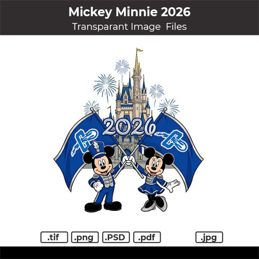 Mickey Minnie 2026 Printable image file
