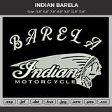 Indian Barela embroidery machine files