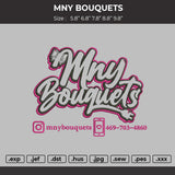 Mnytext Applique Embroidery File 6 sizes