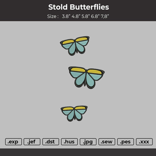 Stold Butterflies Embroidery File
