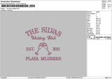 Playatext Embroidery File 6 sizes