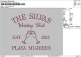 Playatext Embroidery File 6 sizes