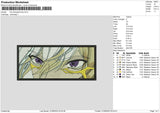 The Strongest King Embroidery File 6 sizes