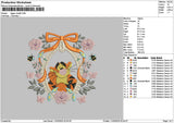 Tiggerflowers Embroidery File 6 sizes
