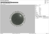 Tomorrow Text V2 Embroidery File 6 sizes
