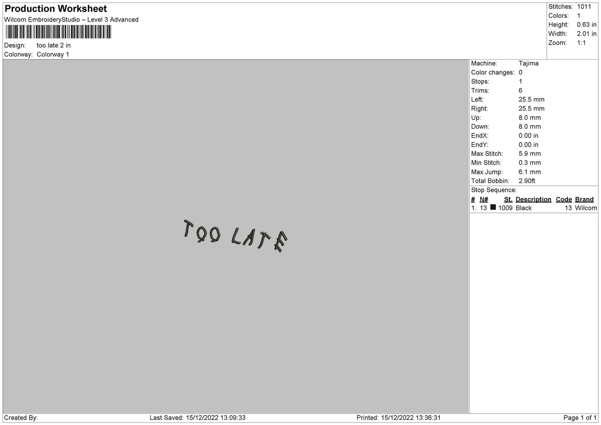 Text Separated Embroidery 4 Files
