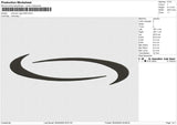 Unknown Logo 5425 Embroidery File 6 size