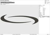 Unknown Logo 5425 Embroidery File 6 size