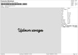 Uptown S Embroidery File 6 sizes
