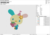 Usahana Embroidery File 6 size