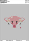 Uteruschibi Embroidery File 6 sizes
