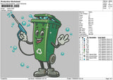 Washer Embroidery File 6 sizes