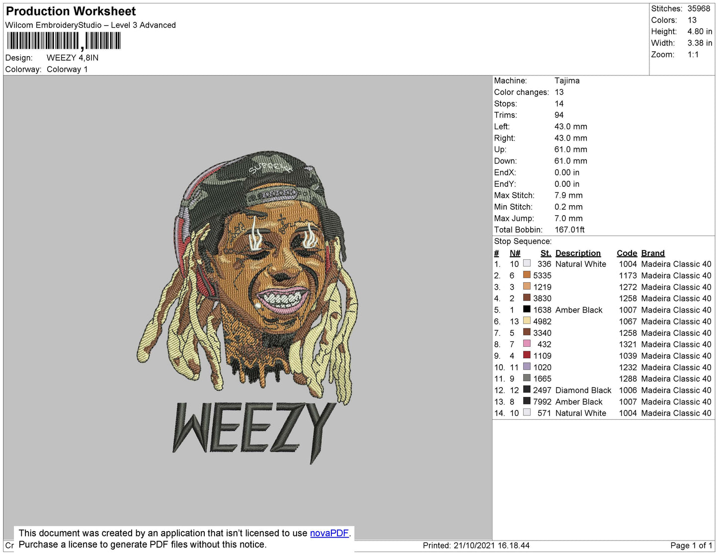 Weezy Embroidery