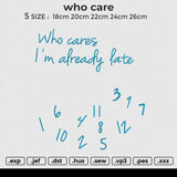 who care Embroidery File 5 size