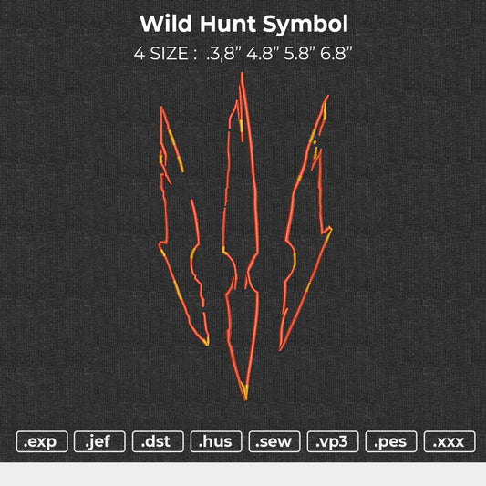 Wild Hunt Symbol Embroidery