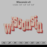 Wisconsin v3 Embroidery