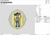 Woodypatch Embroidery Machine Design File 6 sizes