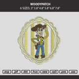 Woodypatch Embroidery Machine Design File 6 sizes