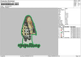 Strongtext Embroidery File 6 sizes