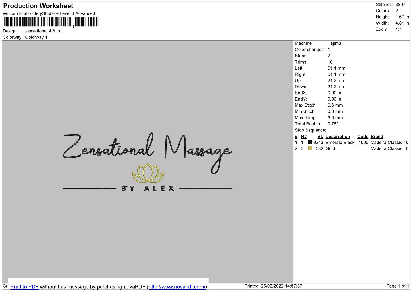 Zensational Embroidery